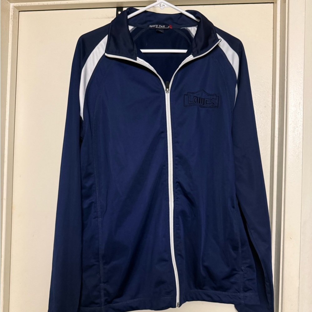 Lowe's Navy Blue and White Jacket
